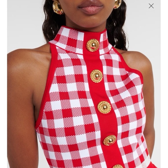 Balmain Knit Crop Top